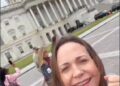 María Corina Machado llegó a Panamá para reencuentro con venezolanos