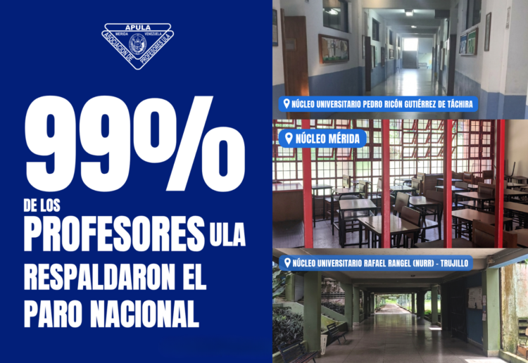  Los profesores de la ULA se paralizaron por la dignidad universitaria. Fotocomposición: Prensa Apula