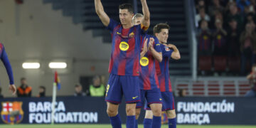 Lewandowski, emocionado en su adiós al Camp Nou: «Ha sido un honor jugar para este club»
