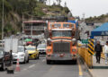 Se intensifica el paso de camiones en frontera Ecuador-Colombia previo a alza de aranceles