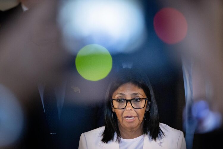Foto de archivo de la presidenta encargada de Venezuela, Delcy Rodriguez. EFE/BART MAAT