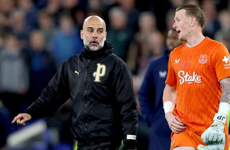 El entrenador del Manchester City, Pep Guardiola, durante un partido el pasado 4 de mayo. EFE/ ADAM VAUGHAN *Sólo uso editorial*