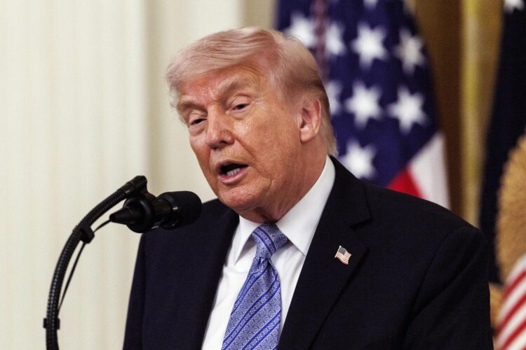 Fotografía de archivo del presidente de EE.UU., Donald Trump. EFE/EPA/WILL OLIVER