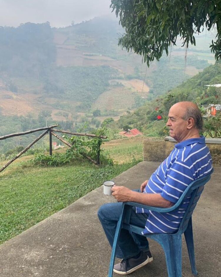 Francisco González Cruz.  En El Tendal, La Quebrada Grande
Foto: Cortesía IG @fmorochog