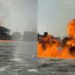 Explosión e incendio en planta Lamargas dejan al menos dos heridos en el lago de Maracaibo