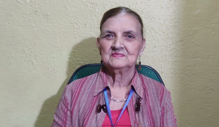 Educadora Nancy Maldonado, la primera mujer, Presidenta de la Sociedad San José en toda su historia.