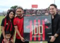 Con el Portuguesa FC | Homenajeado José Soto tras llegar a cien encuentros disputados
