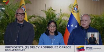 Delcy Rodríguez agradece mensajes de «apoyo y solidaridad» de líderes mundiales como Trump