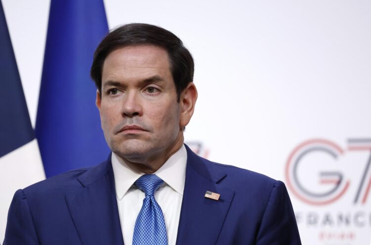 En la imagen de archivo, el secretario de Estado norteamericano, Marco Rubio. EFE/EPA/YOAN VALAT