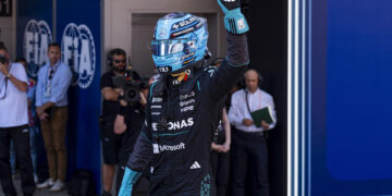 Russell logra la ‘pole’, Hamilton en primera fila y Antonelli sale tercero en Montmeló