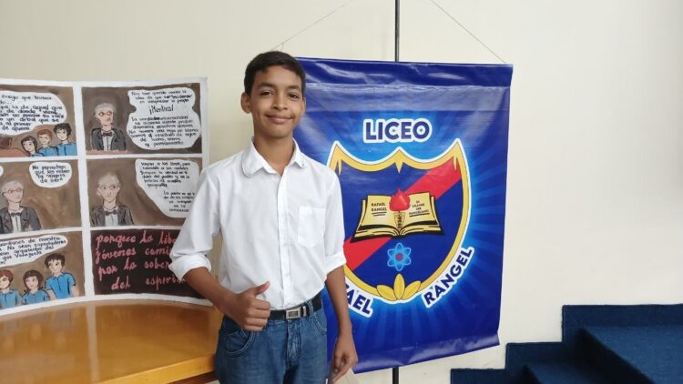 José Betancourt. Estudiante de 3er año “E” de Ciencia y Tecnología del Liceo Rafael Rangel