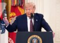 Trump afirma que Irán está «acabado» y que no recibirá «ni diez centavos» de EEUU
