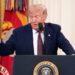 Trump afirma que Irán está «acabado» y que no recibirá «ni diez centavos» de EEUU