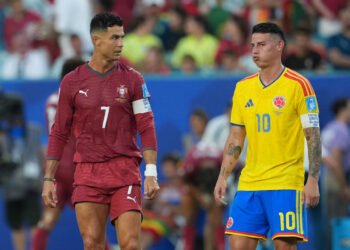 James Rodríguez llega a 11 partidos con Colombia en los Mundiales y bate récord