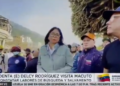 Delcy Rodríguez visita La Guaira, epicentro de la devastación de los terremotos