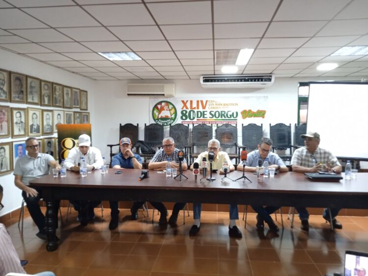 Rueda de Prensa en las instalaciones de la Sociedad Regional de Ganaderos de Occidente (Sorgo) en Carora. Foto: John Romero