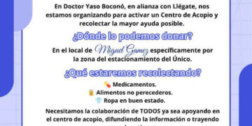 Doctor Yaso Boconó recolecta ayuda humanitaria para Chabasquén