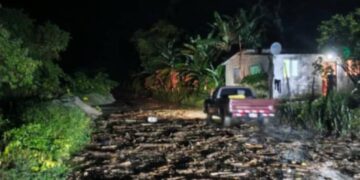 Fuertes precipitaciones obstaculizan el paso a Tostós