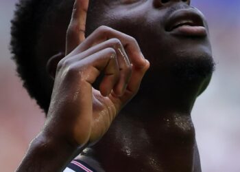 Bukayo Saka anotó el gol 300 del Mundial 2026