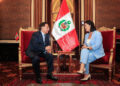 Keiko Fujimori se reúne en Palacio de Gobierno con el presidente interino de Perú