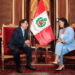 Keiko Fujimori se reúne en Palacio de Gobierno con el presidente interino de Perú