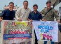 Árbitros venezolanos que participaron en el Mundial reciben homenajes en su regreso al país