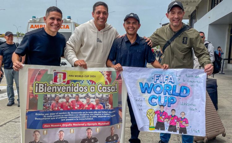 La terna formó parte de cuatro compromisos en el torneo | Comisión Árbitros Carabobo