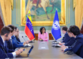 Delcy Rodríguez aborda con el FMI el uso de recursos para la reconstrucción