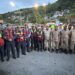 Funcionarios merideños relevan compañeros rescatistas en La Guaira