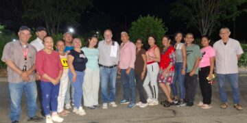 Artista trujillano Humphrey Accary presente en develación de efigie de San Juan Pablo en Jalisco