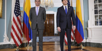 Rubio recibe al vicepresidente electo de Colombia para mostrar respaldo al nuevo Gobierno