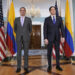 Rubio recibe al vicepresidente electo de Colombia para mostrar respaldo al nuevo Gobierno