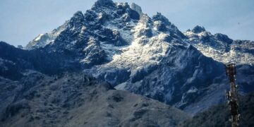 Reportan gran nevada en el Parque Nacional Sierra Nevada en Mérida