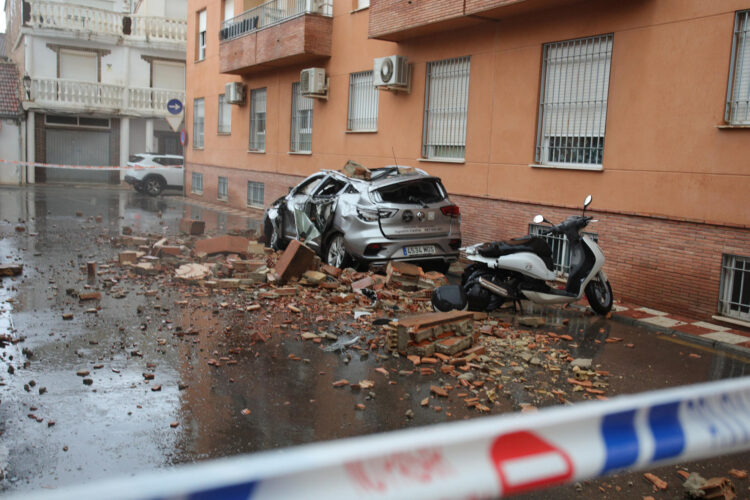 Daños causados por el terremoto registrado este sábado en la provincia de Granada (sur de España). EFE/ Pepe Torres