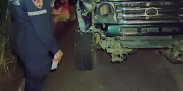 Accidente vial deja daños materiales en Boconó 