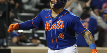 Francisco Alvarez despachó el decimotercer jonrón de la temporada