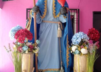 Encuentro de imágenes de San Benito en Santa Apolonia
