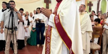 Templo San Juan Bautista de Betijoque fue vestido de gala para recibir fieles en la ordenación sacerdotal de un hijo de la parroquia