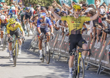 Brennan, primer líder de la Vuelta a Burgos al ganar la etapa inaugural