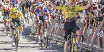 Brennan, primer líder de la Vuelta a Burgos al ganar la etapa inaugural