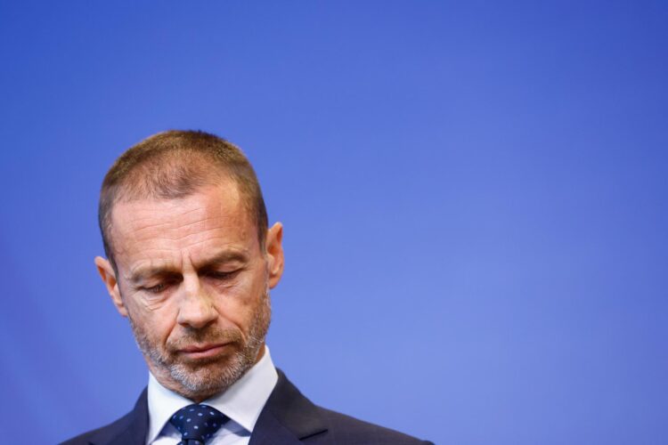 Foto de archivo del presidente de la UEFA President Aleksander Ceferin. EFE/EPA/STEPHANIE LECOCQ