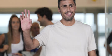 Rodri, a su llegada a Barcelona: «Jugar en el Barça es un sueño»