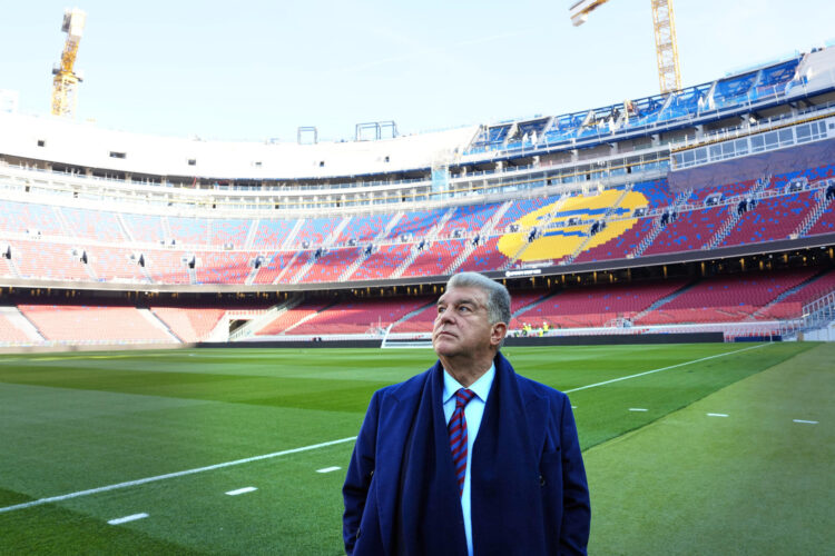 Foto de archivo del presidente del Barcelona, Joan Laporta. EFE/Alejandro García