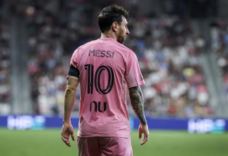 Fotografía del pasado 23 de agosto, en la que puede verse al delantero del Inter Miami CF Lionel Messi, durante un partido. EFE/ CRISTOBAL HERRERA-ULASHKEVICH
