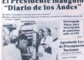 Diario de los Andes… insignia del mejor periodismo de la provincia