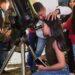 Merideños contemplaron eclipse durante jornada de observación astronómica