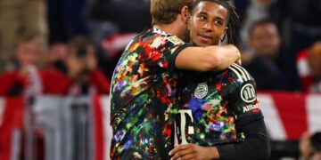 7-0. Olise lidera con tres tantos la goleada del Bayern