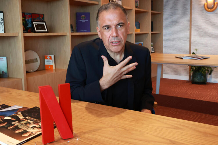 El vicepresidente de contenidos de Netflix para América Latina, Francisco Ramos, habla durante una entrevista con EFE el 06 de septiembre de 2026 en Ciudad de México (México). EFE/Mario Guzmán