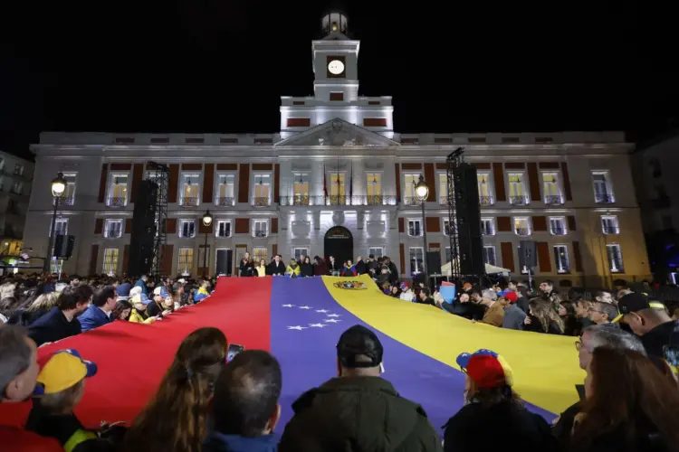 Venezolanos en Madrid, España | EFE/ Mariscal