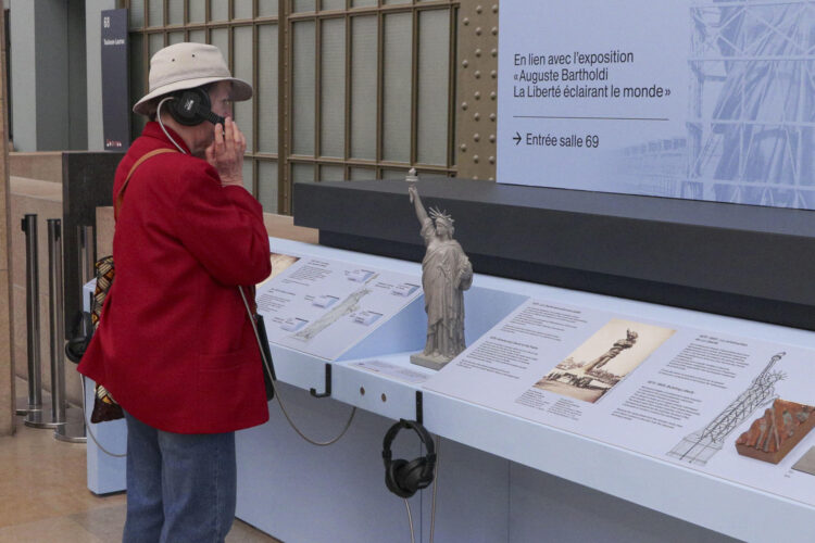 Una nueva exposición del Museo de Orsay de París recorre la trayectoria del escultor francés Auguste Bartholdi hasta la realización de su obra maestra 'La Libertad iluminando al mundo', más conocida como la 'Estatua de la Libertad' de Nueva York. EFE/Edgar Sapiña Manchado
